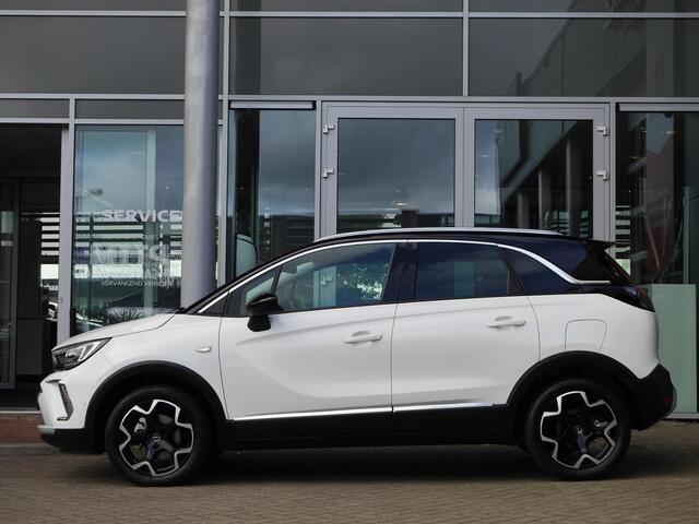 Opel Crossland 1.2 Turbo Ultimate Automaat | Navigatie | Alcantara bekleding | Keyless entry & start | Achteruitrij Camera | Lichtmetalen velgen | Parkeersensoren v+a