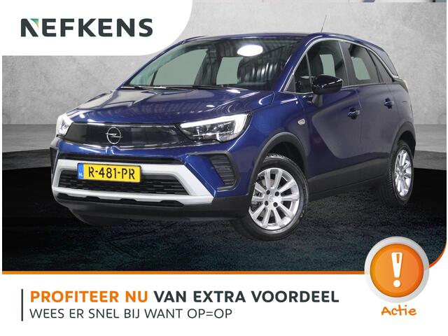 Opel Crossland 110PK Elegance | 1ste Eigenaar | AppleCarPlay/AndroidAuto | Camera | Stoel/Stuur/Voorruit Verwarmd | AGR Stoel | Climate Control | Cruise Control | Armsteun | Isofix | Privacy Glass |