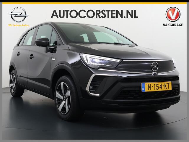 Opel Crossland T 131PK AUT-6 Apple Carplay Android Auto Navi* Ecc Cruise Control Camera Stoel+Stuurverwarming Pdc Elegance DAB Bluetooth Lane Assist Led Winter Pakket Parkeer Pakket Mooie en complete Opel Crossland! ¤ 32.000 nieuw! EURO6