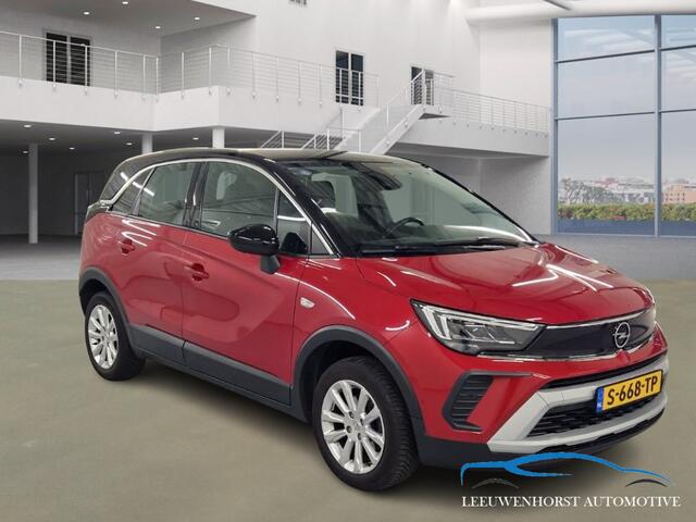Opel Crossland 1.2 Turbo Elegance automaat, camera, clima, cruise, half leer, stoelverwarming, Apple Carplay