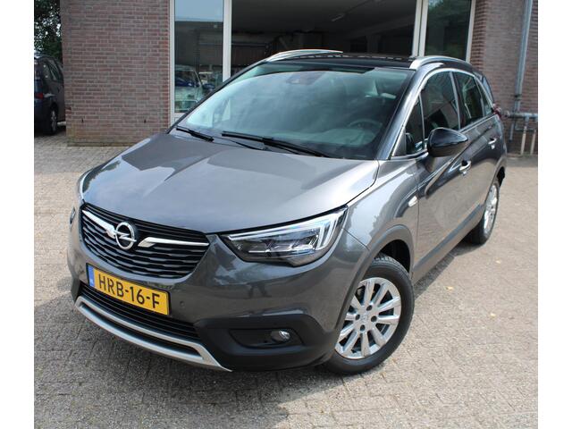 Opel Crossland X 1.2 Turbo Apple/Android Carplay, Achteruitrijcamera, Airco, CC, LED, Leder, NAVI, Parksens. V en A, Bluetooth, 16" LMV