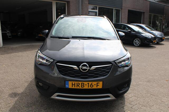 Opel Crossland X 1.2 Turbo Apple/Android Carplay, Achteruitrijcamera, Airco, CC, LED, Leder, NAVI, Parksens. V en A, Bluetooth, 16" LMV