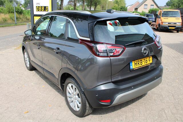 Opel Crossland X 1.2 Turbo Apple/Android Carplay, Achteruitrijcamera, Airco, CC, LED, Leder, NAVI, Parksens. V en A, Bluetooth, 16" LMV