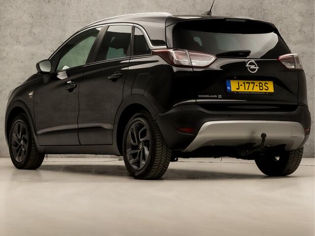 Opel Crossland X 1.2 Black Sport (APPLE CARPLAY, GROOT NAVI, 360 CAMERA, TREKHAAK, CLIMATE, SPORTSTOELEN, LM VELGEN, GETINT GLAS, CRUISE, DAB+, LED KOPLAMPEN, NIEUWSTAAT)