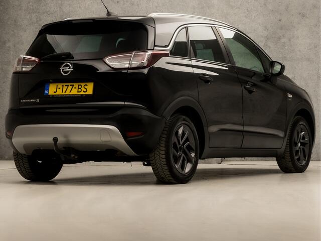 Opel Crossland X 1.2 Black Sport (APPLE CARPLAY, GROOT NAVI, 360 CAMERA, TREKHAAK, CLIMATE, SPORTSTOELEN, LM VELGEN, GETINT GLAS, CRUISE, DAB+, LED KOPLAMPEN, NIEUWSTAAT)
