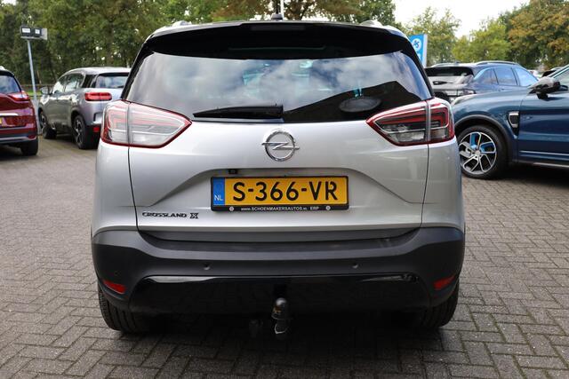Opel Crossland X 1.2 Turbo Ultimate TREKHAAK PANO LEER STOEL/STUURVERW. CARPLAY CAMERA CLIMA CRUISE NAVI 2XPDC 17''LMV