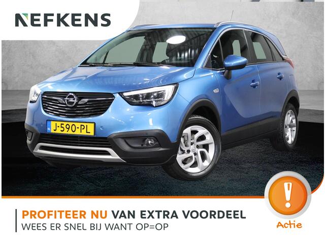 Opel Crossland X 110PK Innovation | 1ste eigenaar | Camera | Dodehoekdetectie | AGR Stoelen | Armsteun | Keyless | AppleCarPlay/Android | LED lampen | Climate Control | Isofix | Privacy Glass |