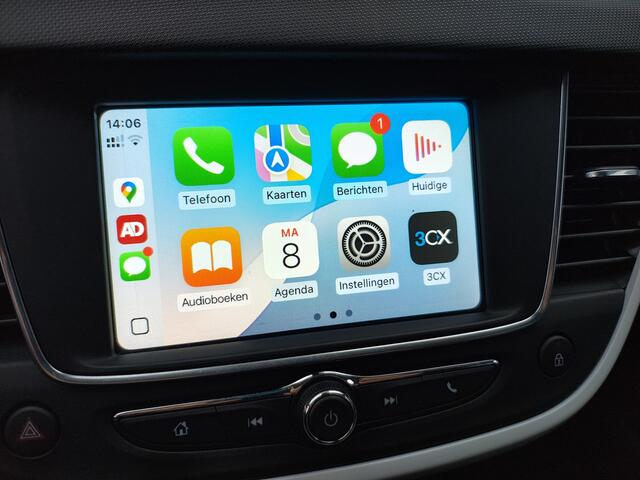 Opel Crossland X 1.2T 111PK Edition 2020 Apple Carplay Android Auto Navi* Airco LED-v+a Cruise Control Regen-Lichtsensor Edition 2020 Lane Assist Lmv Privacy Glas Two-tone Lak Isofix Distributie-riem bij 76.000 vervangen! 1e Eigenaar Origineel Nederlandse Auto