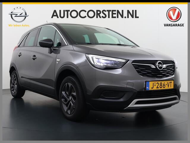 Opel Crossland X 1.2T 111PK Edition 2020 Apple Carplay Android Auto Navi* Airco LED-v+a Cruise Control Regen-Lichtsensor Edition 2020 Lane Assist Lmv Privacy Glas Two-tone Lak Isofix Distributie-riem bij 76.000 vervangen! 1e Eigenaar Origineel Nederlandse Auto