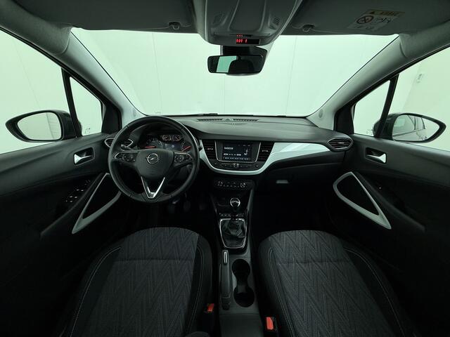 Opel Crossland X 1.2T 111PK Edition 2020 Apple Carplay Android Auto Navi* Airco LED-v+a Cruise Control Regen-Lichtsensor Edition 2020 Lane Assist Lmv Privacy Glas Two-tone Lak Isofix Distributie-riem bij 76.000 vervangen! 1e Eigenaar Origineel Nederlandse Auto