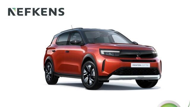 Opel FRONTERA Electric GS 44 kWh | In bestelling | 11 Boordlader | Stoel, stuur & voorruit verwarming | 130° Camera | Ergonomische voorstoelen | Apple Carplay/ Android Auto | Navigatie | 17"LM Velgen | Cruise Control