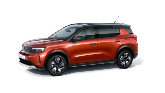 Opel FRONTERA Electric GS 44 kWh | In bestelling | 11 Boordlader | Stoel, stuur & voorruit verwarming | 130° Camera | Ergonomische voorstoelen | Apple Carplay/ Android Auto | Navigatie | 17"LM Velgen | Cruise Control