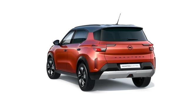 Opel FRONTERA Electric GS 44 kWh | In bestelling | 11 Boordlader | Stoel, stuur & voorruit verwarming | 130° Camera | Ergonomische voorstoelen | Apple Carplay/ Android Auto | Navigatie | 17"LM Velgen | Cruise Control