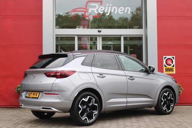 Opel Grandland 1.2 Turbo 130PK AUTOMAAT ULTIMATE | STOEL/STUUR/VOORRUIT VERWARMING | ACHTRERUITRIJ CAMERA | DODEHOEK DETECTIE | ELEKTRISCH BEDIENBARE ACHTERKLEP | FULL LED MATRIX KOPLAMPEN | NAVIGATIE | 19" LICHTMETALEN VELGEN | ALCANTARA BEKLEDING | APPLE CARPLAY/ANDRO