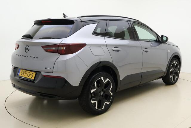 Opel Grandland 1.2 Turbo 145pk Auytomaat Hybrid | Alcantara | Navigatie | Elektrische achterklep | Matrix LED verlichting | Stoel- en stuurverwarming | Zwart dak