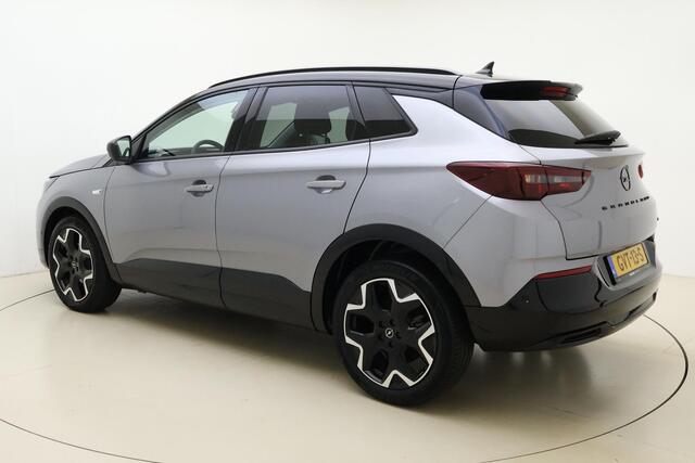 Opel Grandland 1.2 Turbo 145pk Auytomaat Hybrid | Alcantara | Navigatie | Elektrische achterklep | Matrix LED verlichting | Stoel- en stuurverwarming | Zwart dak