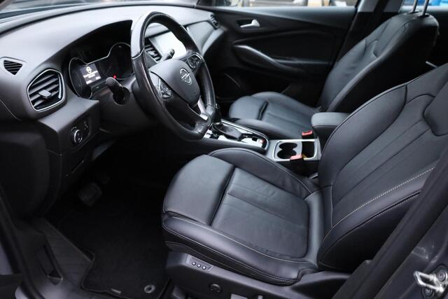 Opel Grandland X 1.2 Turbo LEER+MEMORY STOELKOELING/VERWARMING CAMERA DAB CARPLAY STUURVERWARMING NAVI 2xPDC DUO-TONE 18"LMV