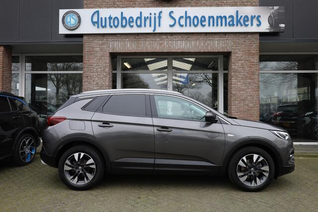 Opel Grandland X 1.2 Turbo Innovation LEER+MEMORY CAMERA STOELVENTILATIE 4xSTOELVERW. RUIT+STUURVERW. NAVI CARPLAY DODEHOEK ELEK.LAADKLEP 18"LMV ENZ.