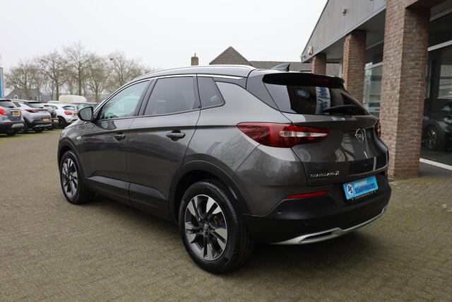 Opel Grandland X 1.2 Turbo Innovation LEER+MEMORY CAMERA STOELVENTILATIE 4xSTOELVERW. RUIT+STUURVERW. NAVI CARPLAY DODEHOEK ELEK.LAADKLEP 18"LMV ENZ.