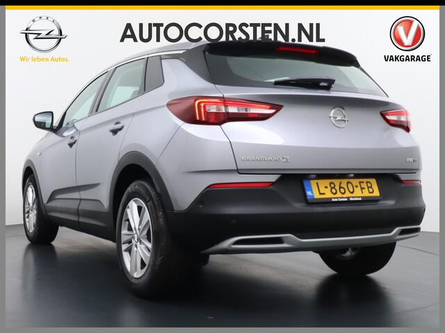 Opel Grandland X T 131pk 360Camera Navi 1/2Leer Apple/Android Usb Bluetooth CruiseControl Pdc Dab Ecc Tel. Isofix Mistlampen Blindspot Lane-dep. Bordherk. Licht-/Zichtpakket Elek.Inkl.spiegels Elek.Ramen Led 17''LM 1.2 Turbo Business Elegance NL-auto! B- klasse EURO 6 Ori