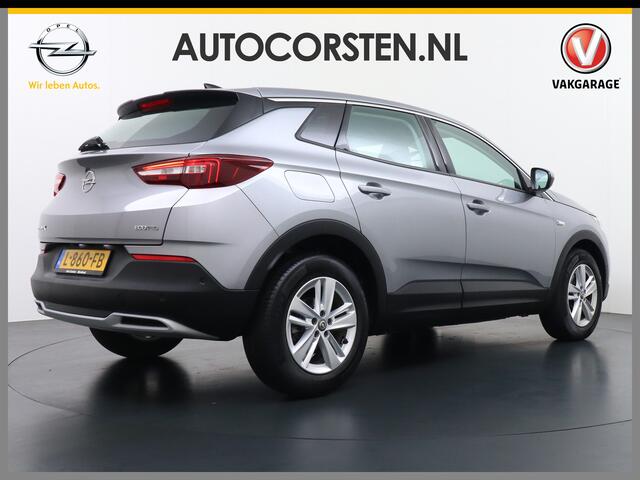 Opel Grandland X T 131pk 360Camera Navi 1/2Leer Apple/Android Usb Bluetooth CruiseControl Pdc Dab Ecc Tel. Isofix Mistlampen Blindspot Lane-dep. Bordherk. Licht-/Zichtpakket Elek.Inkl.spiegels Elek.Ramen Led 17''LM 1.2 Turbo Business Elegance NL-auto! B- klasse EURO 6 Ori