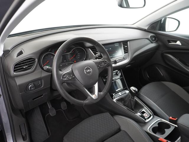 Opel Grandland X T 131pk 360Camera Navi 1/2Leer Apple/AndroidPdc Dab Ecc Tel. Isofix Mistlampen Blindspot Lane-dep. Bordherk. Usb Bluetooth CruiseControl Licht-/Zichtpakket Elek.Inkl.spiegels Elek.Ramen Led 17''LM 1.2 Turbo Business Elegance NL-auto! B- klasse EURO 6 Orig