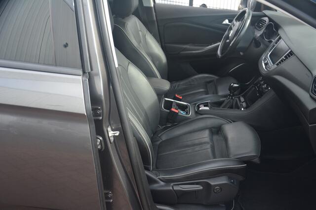 Opel Grandland X 1.2 Turbo Innovation Nederlandse auto 109767 NAP dealeronderhouden laatste beurt bij 96000km riem vv bij 63000km met oa stoelverwarming stoelkoeling sportstoelen leren bekleding ecc camera lmv pdc voice command e