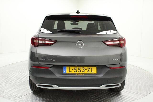 Opel Grandland X 1.6 Turbo Hybrid Business Elegance | automaat | afn. trekhaak | leder | elektr. achterklep | pdc v/a+camera | voorruit verwarming | bluetooth | carplay | dode hoek