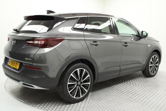 Opel Grandland X 1.6 Turbo Hybrid Business Elegance | automaat | afn. trekhaak | leder | elektr. achterklep | pdc v/a+camera | voorruit verwarming | bluetooth | carplay | dode hoek