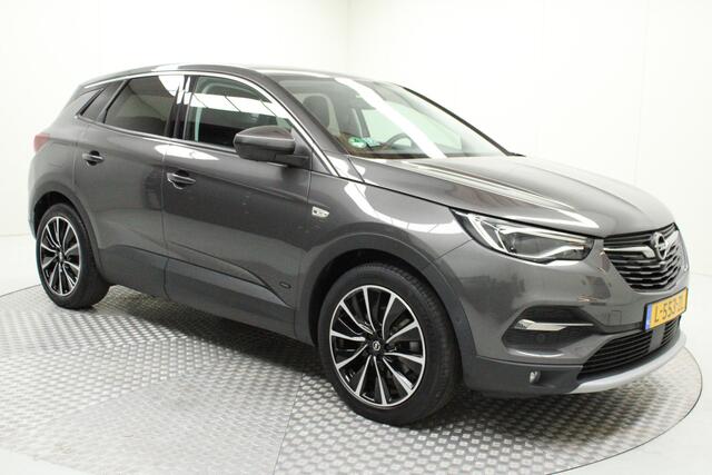 Opel Grandland X 1.6 Turbo Hybrid Business Elegance | automaat | afn. trekhaak | leder | elektr. achterklep | pdc v/a+camera | voorruit verwarming | bluetooth | carplay | dode hoek