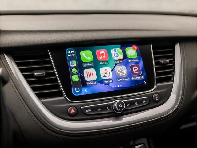 Opel Grandland X 1.2 Turbo Elegance Sport Automaat (APPLE CARPLAY, GROOT NAVI, 360 CAMERA, SPORTSTOELEN, LED KOPLAMPEN, KEYLESS, GETINT GLAS, NIEUWE APK, NIEUWSTAAT)