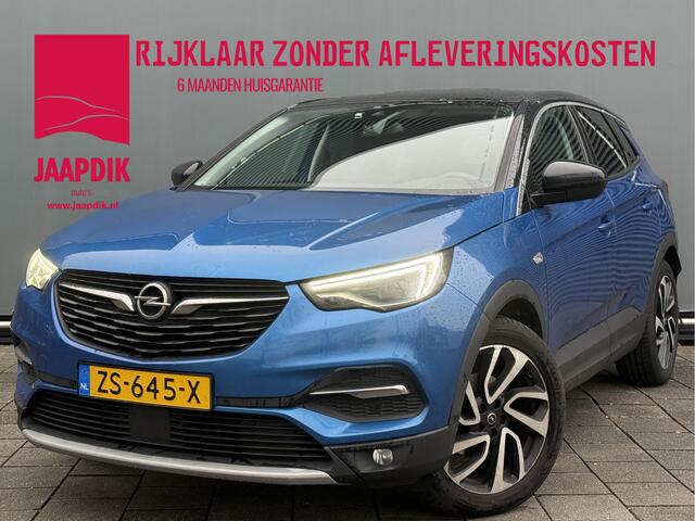 Opel Grandland X BWJ 2019 | 1.2T 131PK Bus. Executive | TREKHAAK | PANO DAK | CLIMA | NAVI | 18'' LMV | CARPLAY | SPORTSTOELEN | PDC 2X