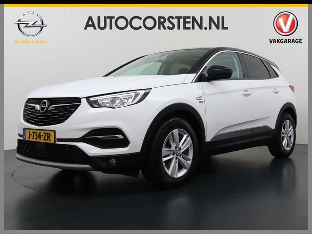 Opel Grandland X T 131PK Pano-Dak Camera Apple Carplay Android LED AGR-Comfort Stoelen Two-Tone Airco Navi* Pdc Edition 2020 Stoel+Stuurverwarming lane Assist Lmv 17" Led 1e Eigenaar Origineel Nederlandse Auto Dealeronderhouden