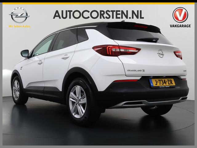 Opel Grandland X T 131PK Pano-Dak Camera Apple Carplay Android LED AGR-Comfort Stoelen Two-Tone Airco Navi* Pdc Edition 2020 Stoel+Stuurverwarming lane Assist Lmv 17" Led 1e Eigenaar Origineel Nederlandse Auto Dealeronderhouden