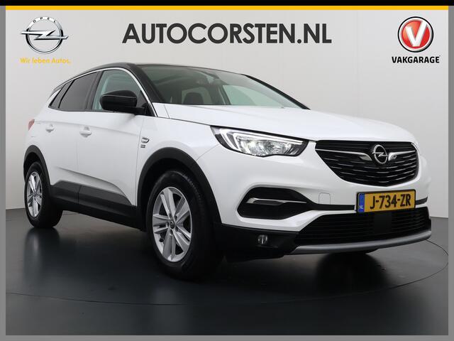 Opel Grandland X T 131PK Pano-Dak Camera Apple Carplay Android LED AGR-Comfort Stoelen Two-Tone Airco Navi* Pdc Edition 2020 Stoel+Stuurverwarming lane Assist Lmv 17" Led 1e Eigenaar Origineel Nederlandse Auto Dealeronderhouden