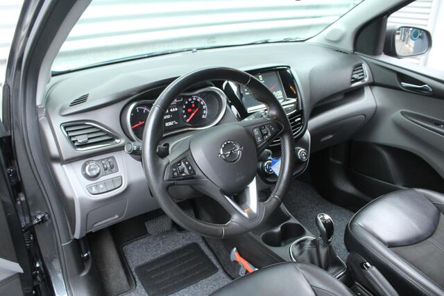 Opel KARL 1.0 ecoFLEX 75pk Innovation AUTOMAAT NL-Auto NAP Clima Cruise Carplay Leder 15"LMV Stoelverwarming