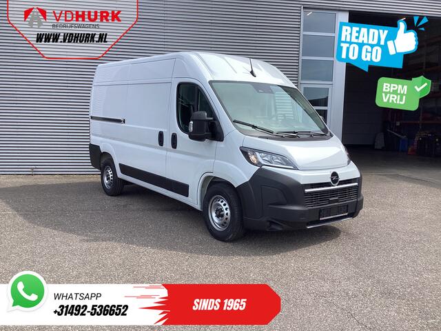 Opel MOVANO 35 2.2 CDTI 140 pk Aut. ZF L2H2 BPM VRIJ! Virtual Cockpit/ Carplay/ Climate/ 270Gr. Deuren/ Navi/ Camera/ Cruise/ PDC/ DAB