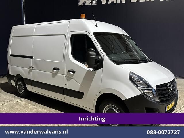 Opel MOVANO 2.3 Turbo 150pk L2H2 Inrichting Euro6 Airco | Navigatie | LED | Cruisecontrol | 2500kg Trekhaak Parkeersensoren, Bijrijdersbank
