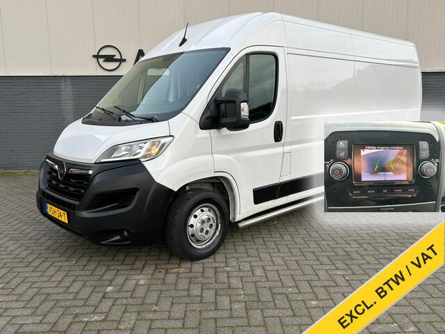 Opel MOVANO 2.2D 120 L3H2 Camera Cruise-Control EURO6.3 Elek.Ramen SchuifdeurRechts VolledigTussenschot Edition Sidebars Treeplank Dab Bluetooth Airco Elek.Spiegels DealerOnderhouden 6-Versn. 2500 kg trekvermogen
