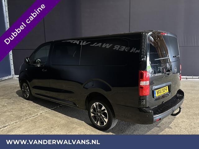Opel VIVARO 2.0 CDTI 150pk L3H1 Dubbele Cabine Euro6 Airco | Camera | Navigatie | 5-zits | 2500kg Trekhaak Apple Carplay, Android Auto, Cruisecontrol, LM Velgen, Parkeersensoren