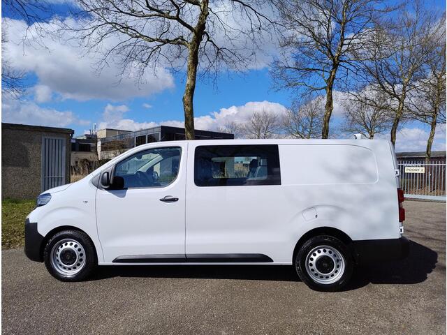 Opel VIVARO L3 DC 1.5 BlueHDI 120pk | GEEN BPM | Dubbele Cabine | 6-zits | Houten afwerking laadruimte | Multimedia | NAVI | Apple Carplay | Android Auto | Parkeersensoren achter | Multifunctioneel stuurwiel | Elektrisch inklapbare spiegels | Bestuurdersstoel comfort
