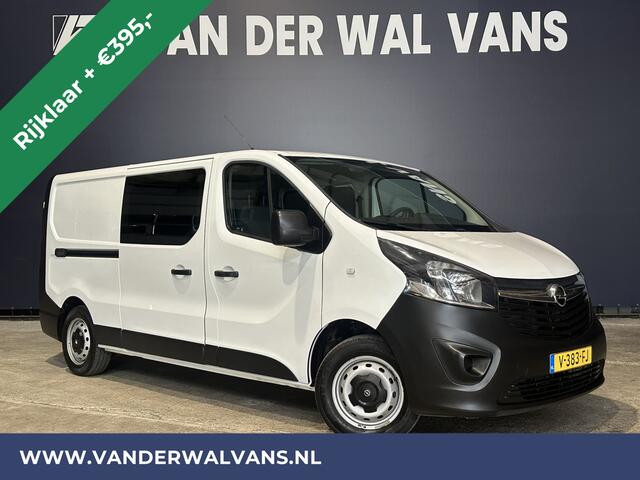 Opel VIVARO 1.6 CDTI 122pk L2H1 *Rijklaar Direct Rijden* Dubbele Cabine Euro6 Airco | Trekhaak | LED | 5-Zits Cruisecontrol, Inrichting, Bluetooh-telefonie