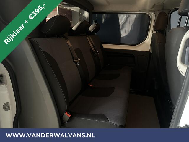 Opel VIVARO 1.6 CDTI 122pk L2H1 *Rijklaar Direct Rijden* Dubbele Cabine Euro6 Airco | Trekhaak | LED | 5-Zits Cruisecontrol, Inrichting, Bluetooh-telefonie