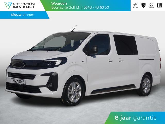 Opel VIVARO Electric 75 kWh Dubbele Cabine | 2x schuifdeur | 8 jaar garantie | Dynamic Surround View Pakket | Exterieur pakket | Comfort Pakket | Winterpakket | Apple Carplay | rondom zicht camera's | LM velgen | Dodehoek detectie | parkeersensoren voor & achter | be