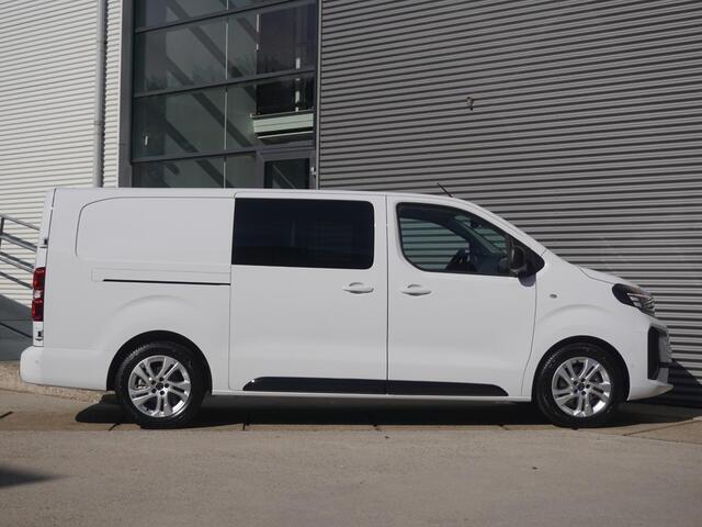 Opel VIVARO Electric 75 kWh Dubbele Cabine | 2x schuifdeur | 0% rente | 8 jaar garantie | Dynamic Surround View Pakket| Comfort Pakket | Exterieur Pakket | Winterpakket | Apple Carplay | rondom zicht camera's | LM velgen | Dodehoek detectie | parkeersensoren voor & a