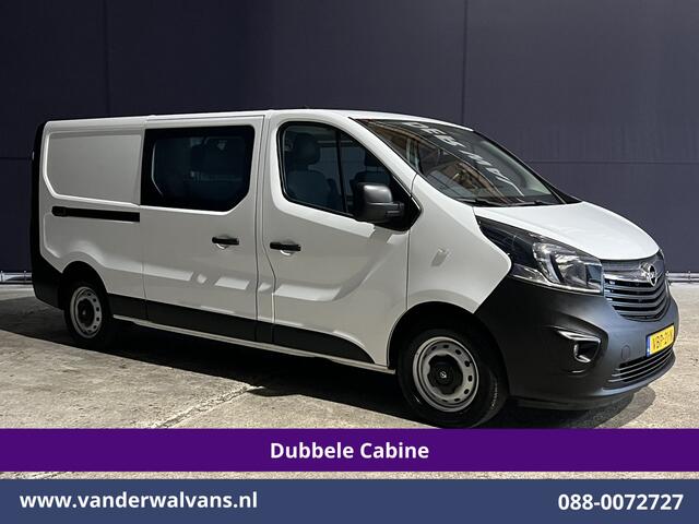 Opel VIVARO 1.6 CDTI 126pk L2H1 Dubbele cabine Euro6 Airco | 5-Zits | Camera | Navigatie | Omvormer | Trekhaak Cruisecontrol, Parkeersensoren