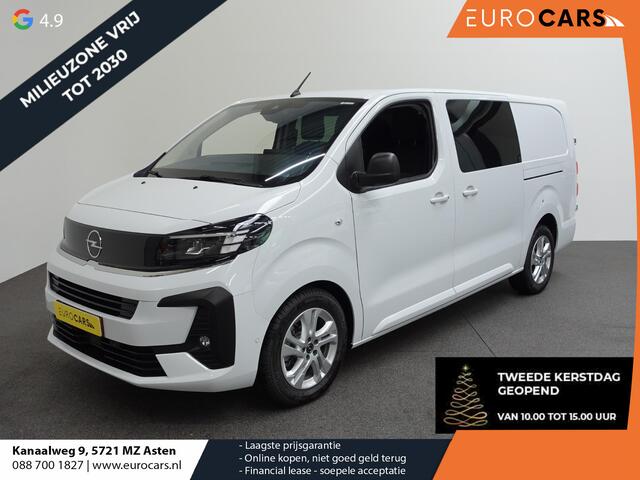 Opel VIVARO 2.0 Diesel 180 S&S L3 Automaat Dubbele Cabine 2 schuifdeuren Android Auto/Apple CarPlay Navigatie Keyless Entry&Start Climate Control Camera Cruise Control Houten afwerking laadruimte Trekhaak lichtmetalen velgen
