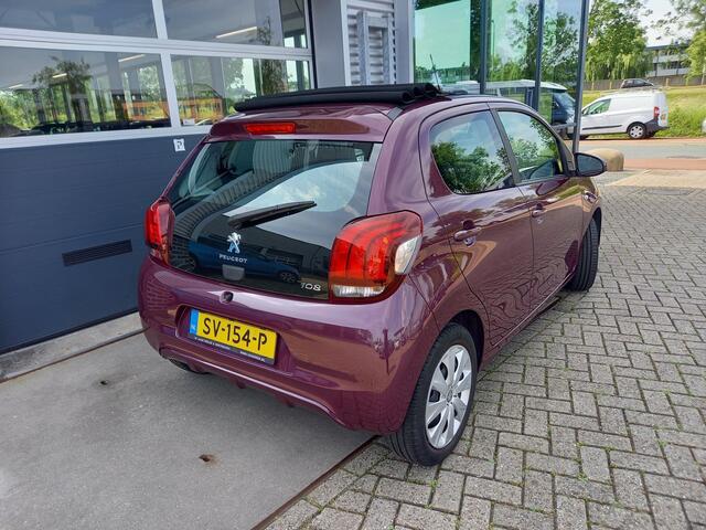 Peugeot 108 1.0 e-VTi Active TOP! - OPEN DAK - SCHUIFDAK - CABRIO - AIRCO - NL AUTO