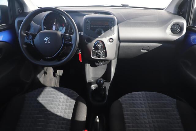 Peugeot 108 1.0 e-VTi Active 5-deurs Radio Bluetooth Airco Blauw Metallic Elektrische Ramen