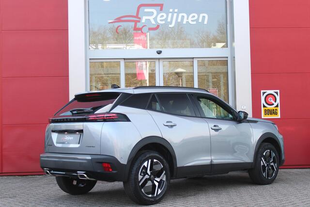 Peugeot 2008 1.2 Hybrid 136PK AUTOMAAT ALLURE | NIEUWE AUTO! | CAMERA VOOR + ACHTER | KEYLESS ENTRY/START | PARKEERSENSOREN VOOR + ACHTER | DODEHOEK DETECTIE | 17" LICHTMETALEN VELGEN | ADAPTIVE CRUISE CONTROL | CLIMATE CONTROL | STOEL VERWARMING | DRAADLOZE APPLE CAR